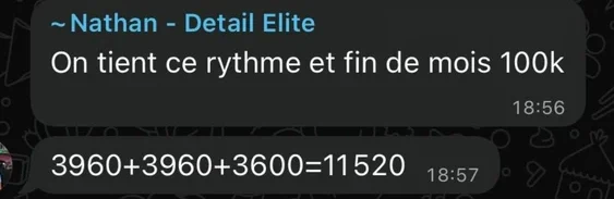 Nathan · Detailing auto — capture du résultat